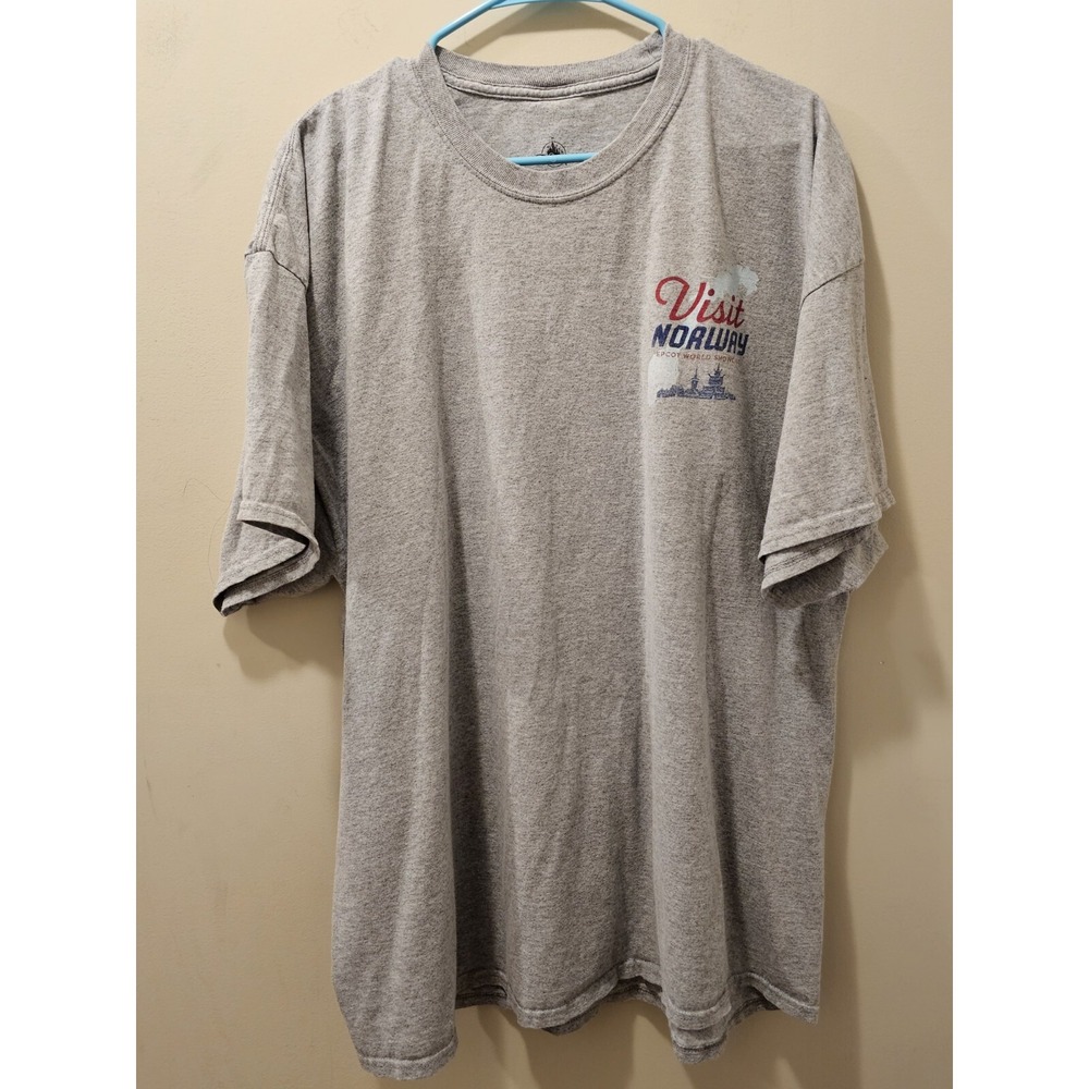 Disney T-shirt Epcot Visit Norway World Showcase Ski Mickey/Minnie Size 3XL